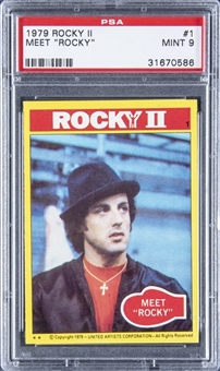 1979 Rocky II #1 Meet "Rocky" - PSA MINT 9